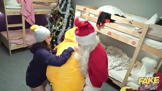 Sophia Lee Has Threesome With Santa | Big Ass – F87