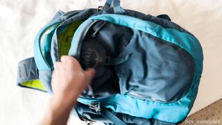 “Peek and hide” in the closet when you share a hotel room with your stepmom